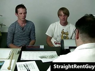 Hetero hunks go gay for cold hard cash gay porno video